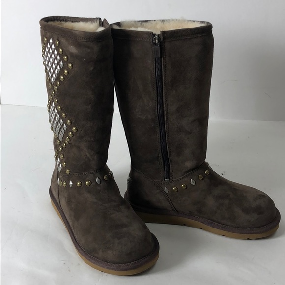 Ugg boots Avondale Zipper boots Espresso New - Picture 7 of 12